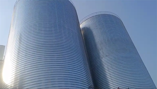 钟楼2座混凝土高架卷板仓