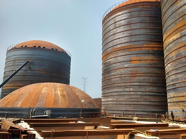 钟楼焦粉钢板仓